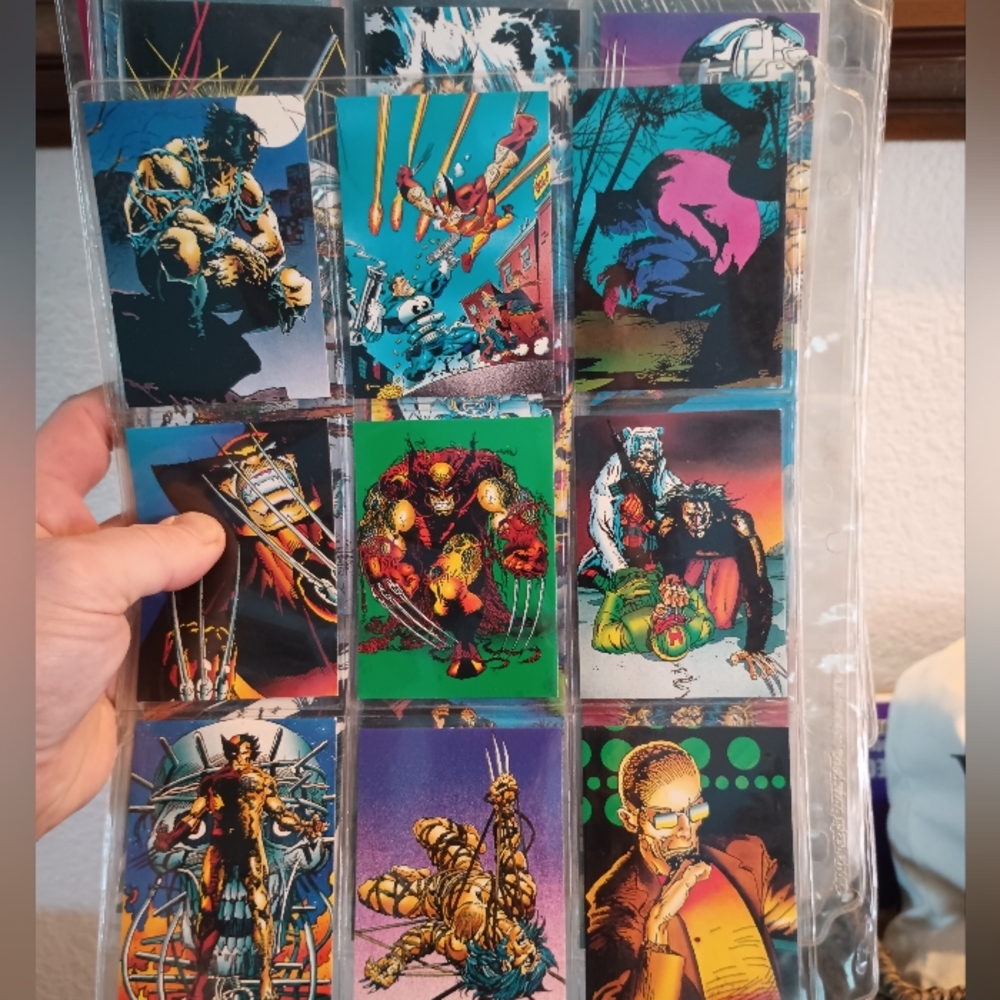 Wolverine From Then Till Now cards, full set 1-90, excellent condition
